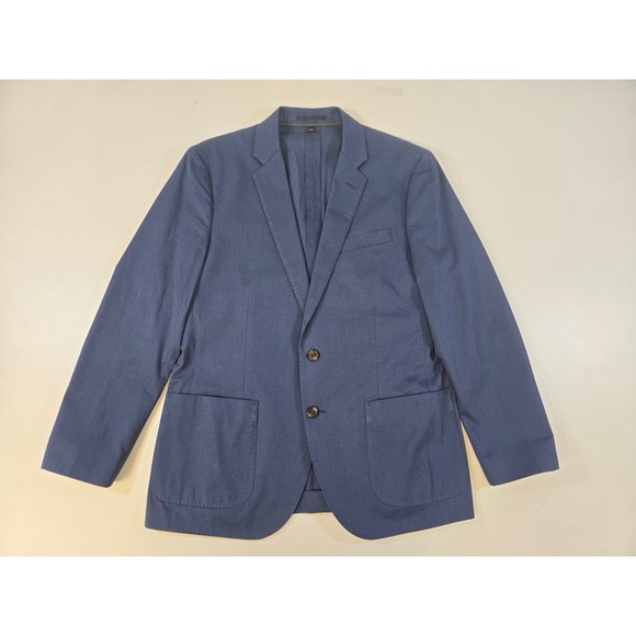 J.Crew Other - J.Crew Ludlow Blazer 40S Mens Navy Blue Larusmiani Italian Cotton Sport Coat